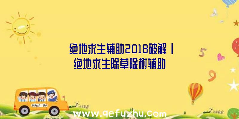 「绝地求生辅助2018破解」|绝地求生除草除树辅助